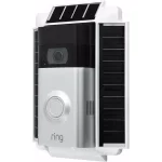 Wasserstein Solar Charger Mount for Ring Video Doorbell 2, Weatherproof, White thumbnail 1