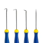 Estwing 4-Piece Mini Pick and Hook Set, Hardened Chrome Vanadium Steel thumbnail 2