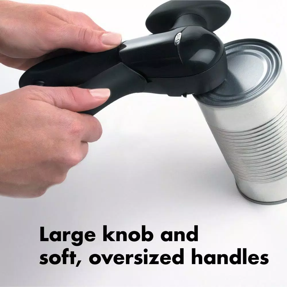 OXO Good Grips Smooth Edge Can Opener, Stainless Steel Cutting Wheel