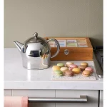 Bredemeijer Santhee 5.5 Cup Stainless Steel Double-Walled Polished Teapot thumbnail 2