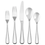 Hampton Forge Stephanie 20-Piece Satin 18/0 Stainless Steel Flatware Set, Service for 4 thumbnail 1