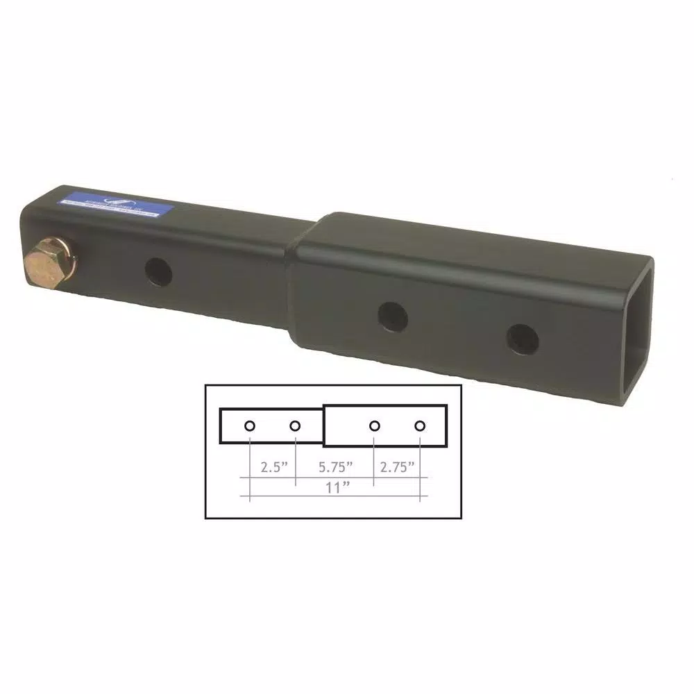 HitchMate Heininger Advantage 2 in. Hitch Extension with Anti-Wobble Device