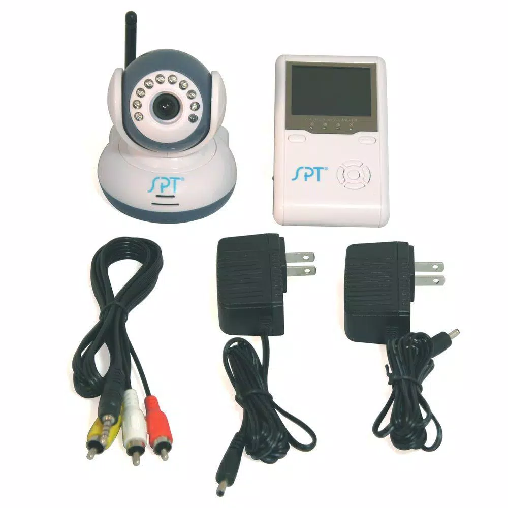 SPT 2.4 in. LCD Wireless Digital Baby Monitor Kit with Infrared Night Vision