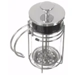 GROSCHE Madrid 3-Cup French Press Coffee and Tea Maker, Chrome Housing with Borosilicate Glass thumbnail 6
