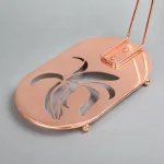 Creative Home Copper Plated Metal Banana Hanger & Fruit Organizer - Elegant Kitchen Decor thumbnail 5
