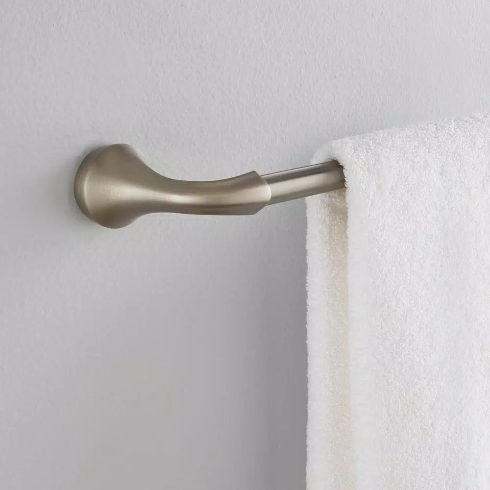 MOEN Eva 24 in. Towel Bar in Brushed Nickel
