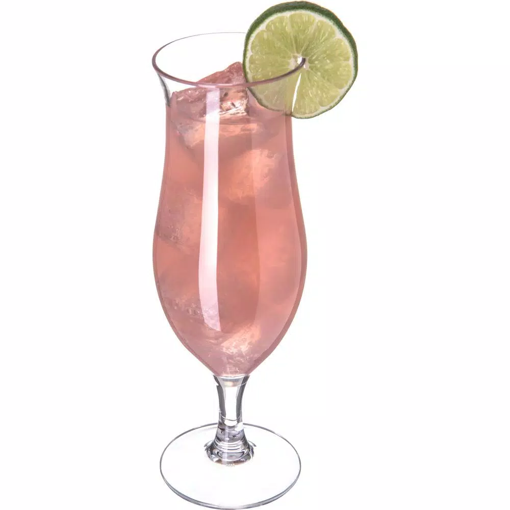 Carlisle Alibi 16 oz. Polycarbonate Hurricane Glass, Clear (Set of 24)
