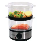 Brentwood Appliances 2-Tier Food Steamer, 20-Cup Capacity, 5 Qt, Silver thumbnail 8