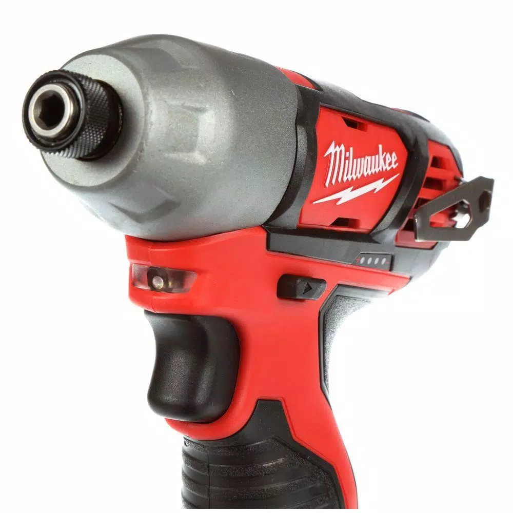 Milwaukee M12 12V Lithium-Ion Cordless Hammer Drill and Impact Driver 2-Tool Combo Kit