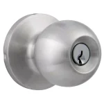 Universal Hardware Commercial Grade 2 Satin Chrome Keyed Entry Door Knob, 2-1/8 in. thumbnail 1