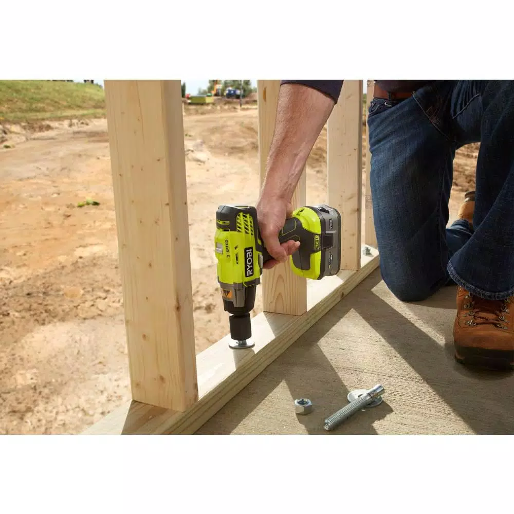 RYOBI 18V ONE+ Cordless 3-Speed Impact Wrench Combo Kit (1/2 in. and 3/8 in.)