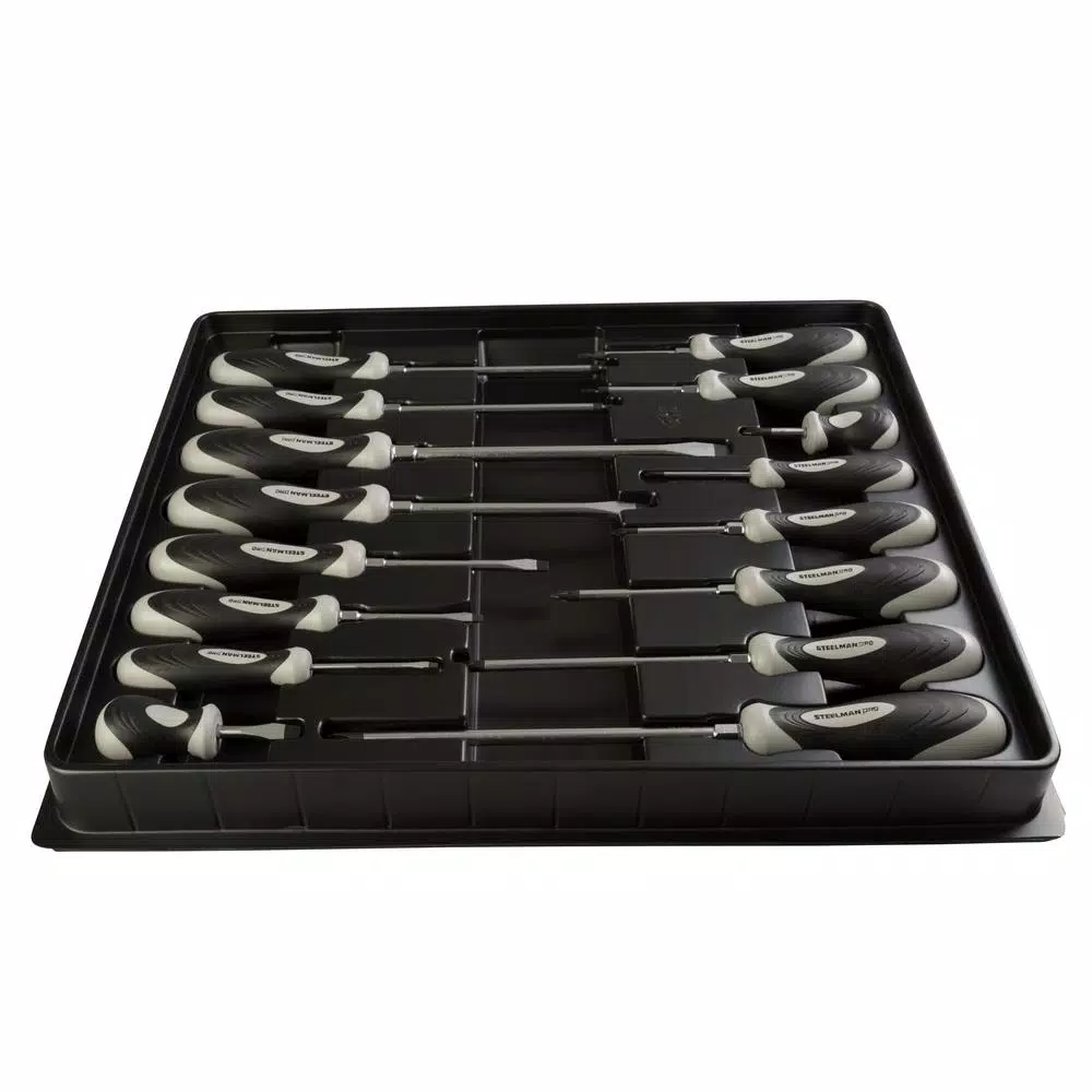 STEELMAN PRO 78460 16-Piece Slotted, Phillips, and Torx Screwdriver Set