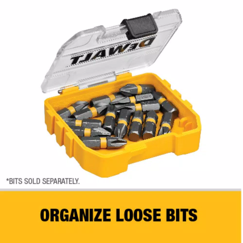 DEWALT MAX IMPACT #2 Phillips Screwdriver Bits, 2.5 in., 15-Piece Set with Bulk Storage