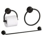 KOHLER Fairfax 3-Piece Bath Hardware Kit - Towel Bar, Towel Ring & Toilet Paper Holder - Oil-Rubbed Bronze thumbnail 1