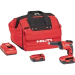 Hilti SD 4500 22V Cordless High Speed Drywall Screwdriver Kit with 2 Batteries, Charger, and Bag thumbnail 1