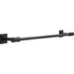 Delta Averland 24 in. Matte Black Towel Bar, Contemporary Zinc Construction thumbnail 1