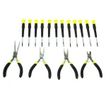 Stalwart Precision Jewelers Tool Set, 17-Piece Electronics Repair Kit with Magnetic Screwdrivers and Pliers thumbnail 2