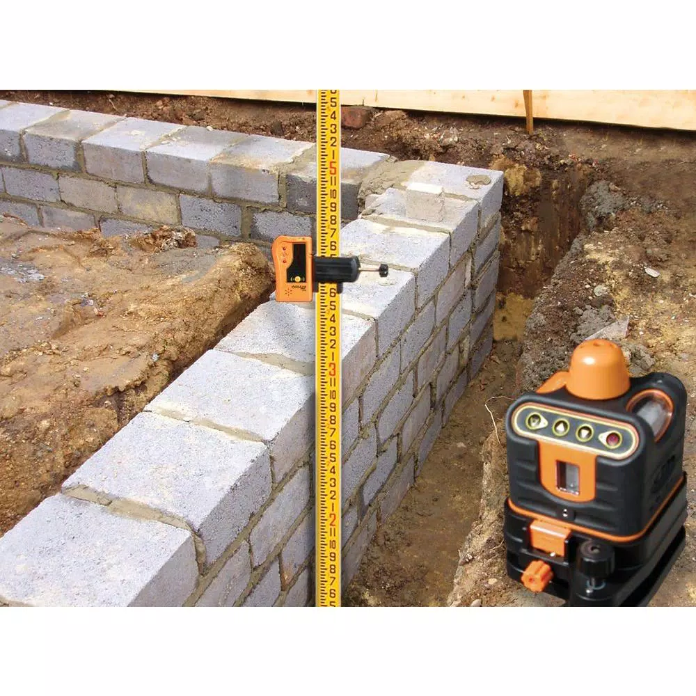 Johnson Manual-Leveling Rotary Laser Level System with 800 ft. Range and Split Beam