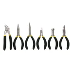 Stanley 6-Piece Bi-Material Mini Plier Set - Drop Forged Steel Hand Tools thumbnail 1