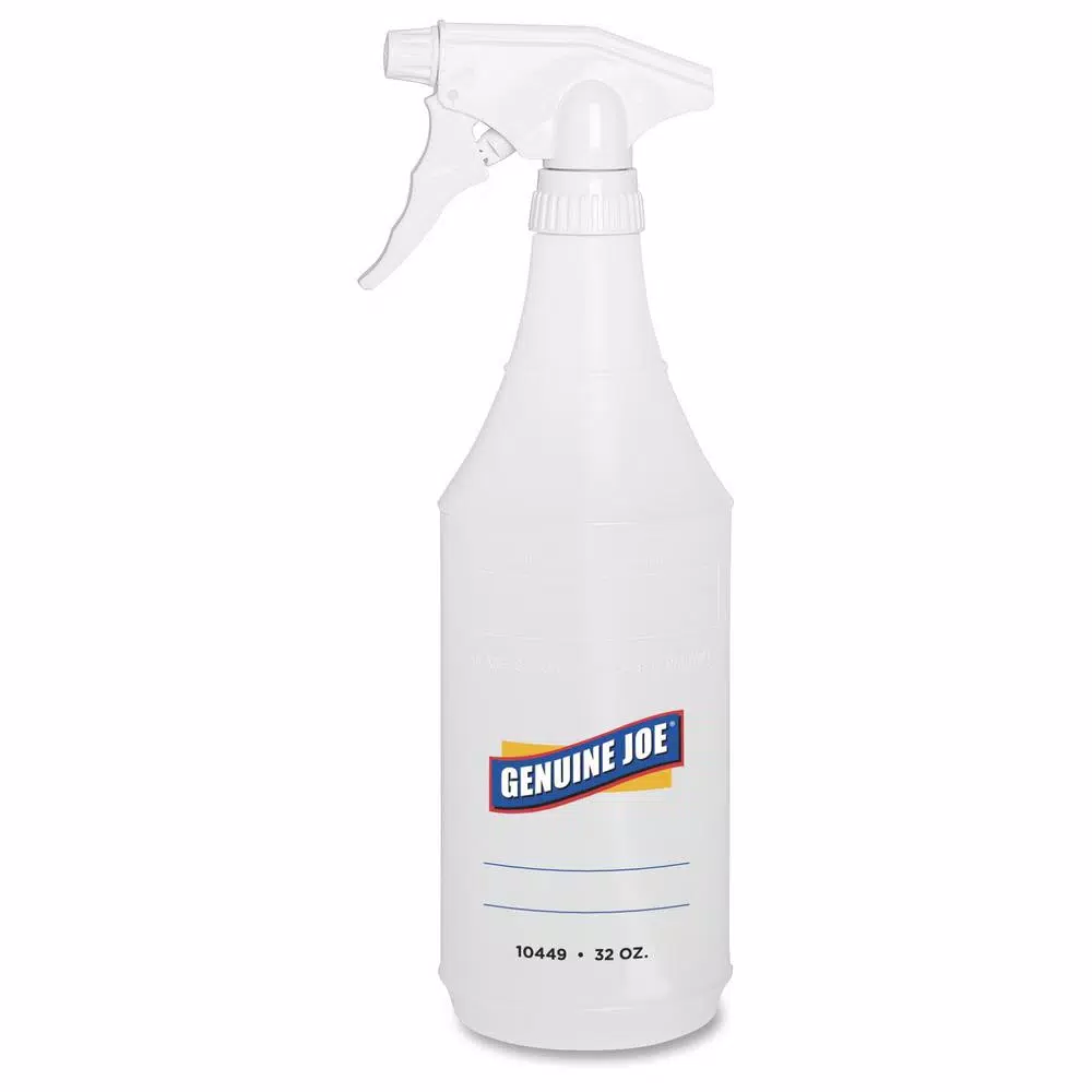 Genuine Joe 32 oz. Adjustable Spray Bottle (2-Pack) with Trigger Atomizer Cap