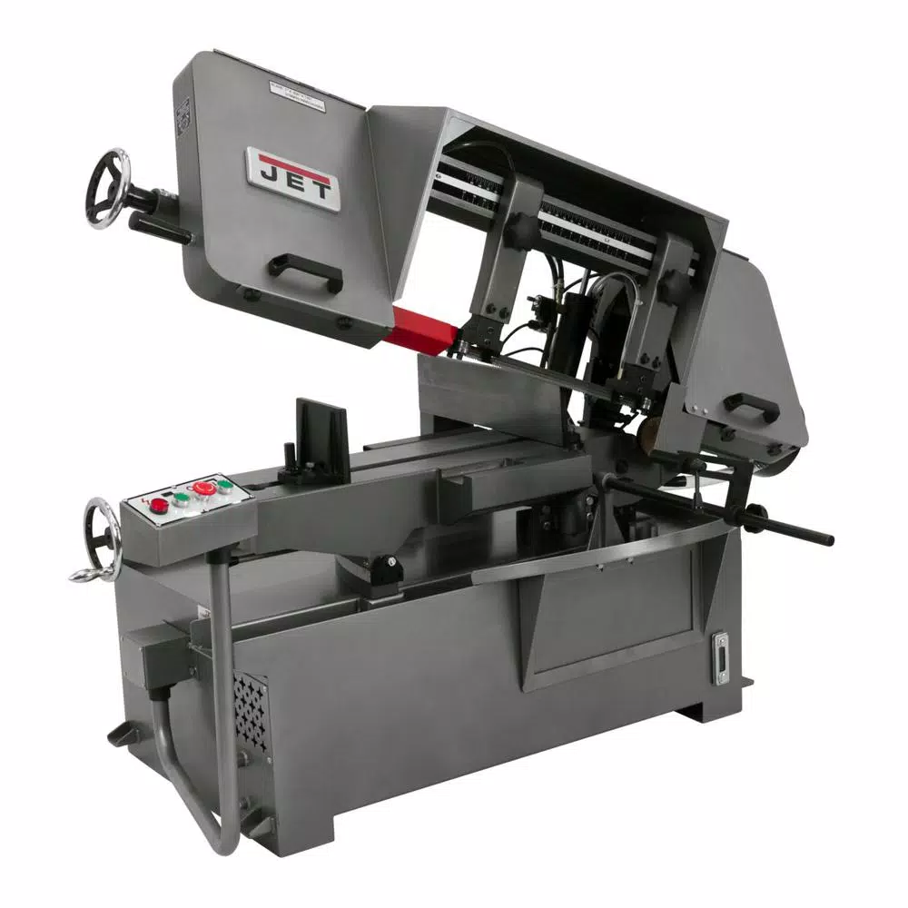 Jet 10 in. x 16 in. Horizontal Mitering Bandsaw, 2 HP, 230V/460V 3-Phase Metalworking Saw