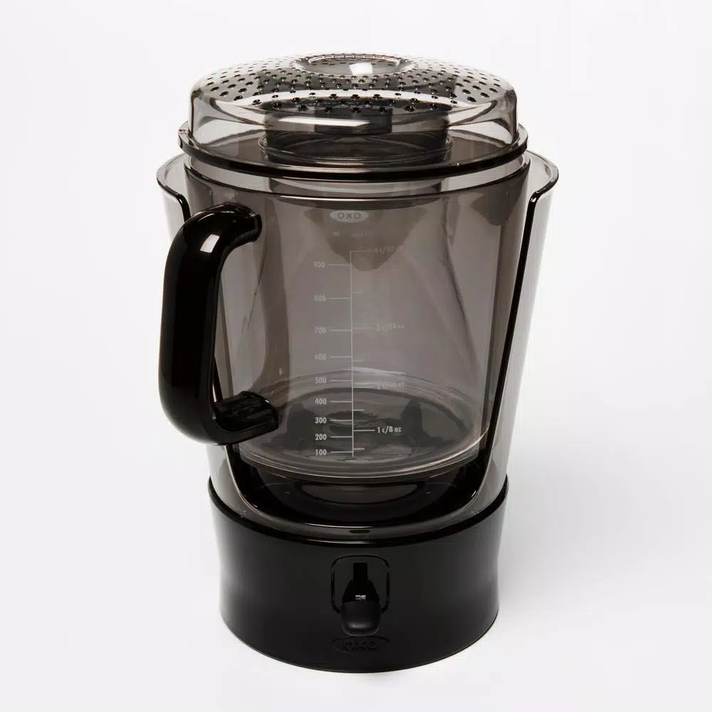 OXO Good Grips 4-Cup Cold Brew Drip Coffee Maker with Stainless Steel Filter, Gray