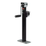 CURT Pipe-Mount Swivel Trailer Jack with Side Handle, 2,000 lbs. Capacity, 15 in. Travel thumbnail 3