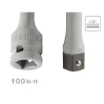 Steelman 50090A 1/2 in. Drive 100 ft. lb. Torque Extension Bar, Grey thumbnail 3
