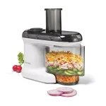 Starfrit Electric Mandoline Slicer, 7-in-1 Vegetable and Fruit Slicer, White thumbnail 8