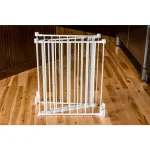 Regalo 31" Extra Wide Metal Flexi Baby Gate, Configurable Walk-Through Gate (28-76 in.) thumbnail 3