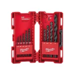 Milwaukee Black Oxide Twist Drill Bit Set, 14-Piece thumbnail 1