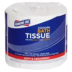 Genuine Joe Standard 2-Ply Embossed Bath Tissue, 500 Sheets Per Roll, 96 Rolls Pack thumbnail 1
