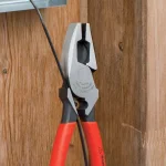 Knipex 9-1/4 in. High Leverage Lineman Pliers with Tape Puller and Crimper thumbnail 2
