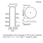 Freeman 18-Gauge 1-1/4 in. Pneumatic Plastic Cap Stapler Kit with Canvas Bag thumbnail 5