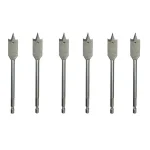 Drill America DMS Series Carbon Steel Spade Drill Bit Set, 6-Piece thumbnail 1