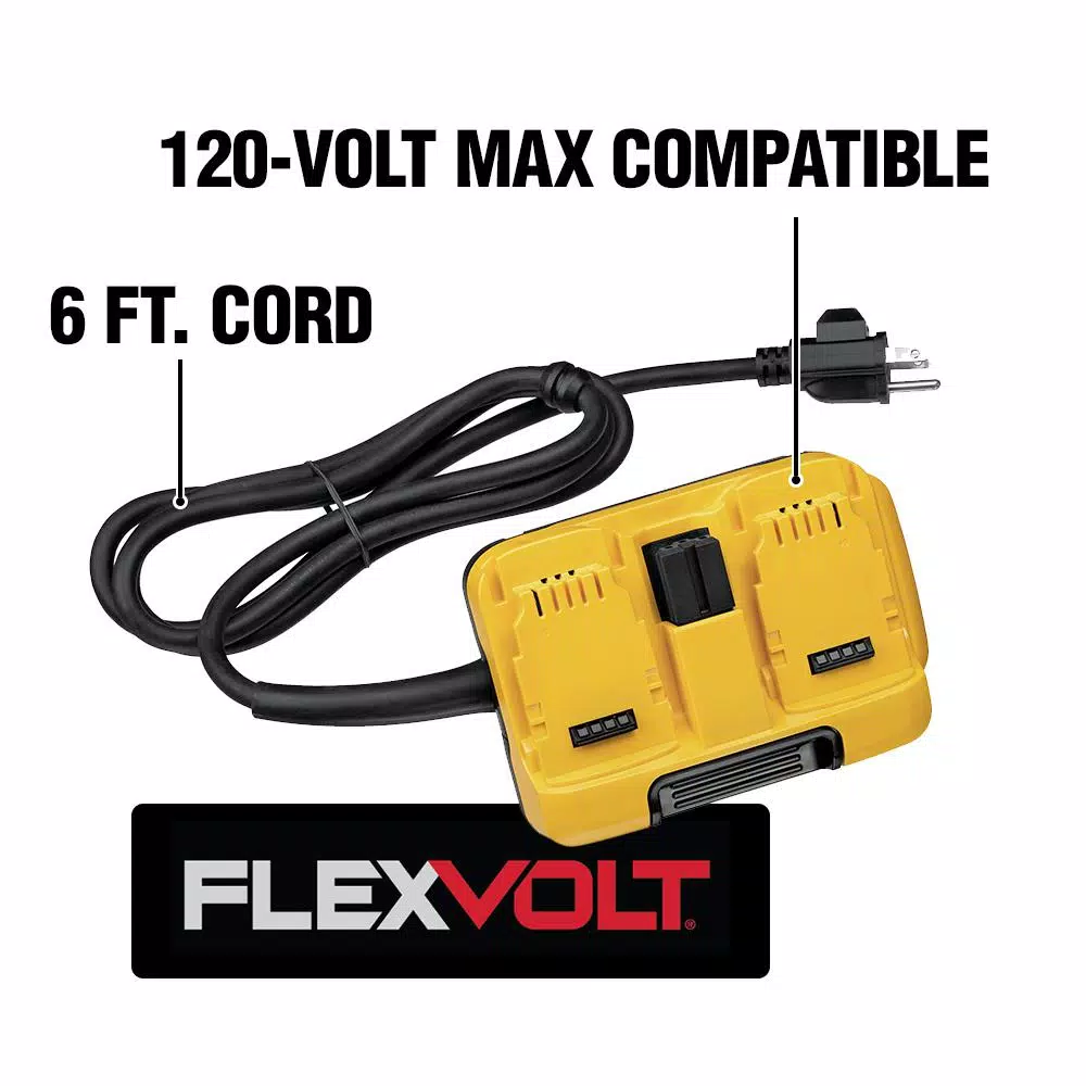 DEWALT DCA120 120V FLEXVOLT Corded Power Supply AC Adapter