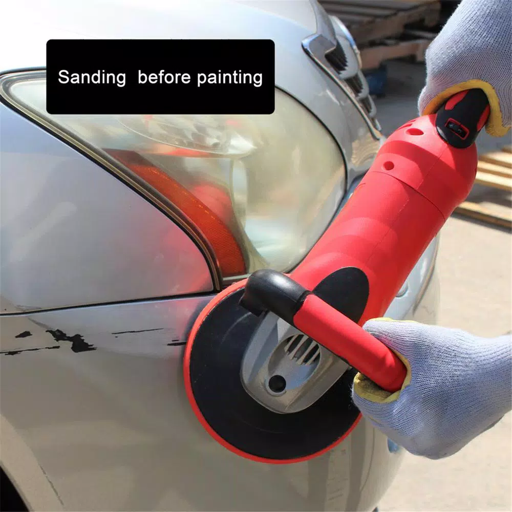 Boyel Living 7.5 Amp 7 in. Variable Speed Corded Polisher, Buffer, and Disc Sander