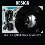 Makita 18V LXT Brushless Cordless Compact Router Kit with 5.0 Ah Batteries (XTR01T7) thumbnail 9