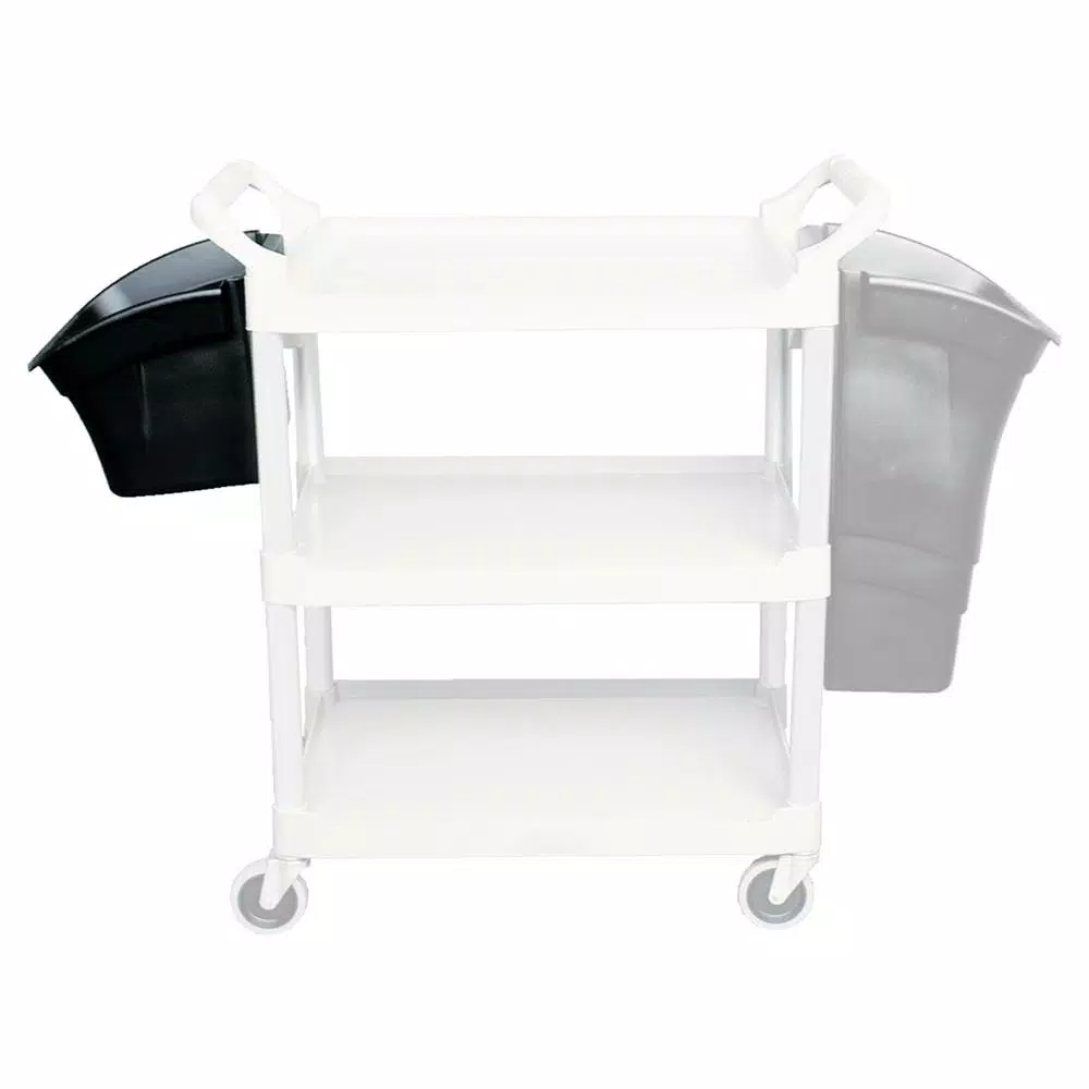 Rubbermaid Commercial Products 4 Gal. Black Utility Bin, High-Density Polyethylene Storage Pan