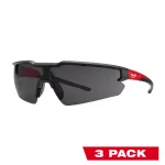 Milwaukee Safety Glasses with Tinted Anti-Fog Lenses, 3-Pack thumbnail 1