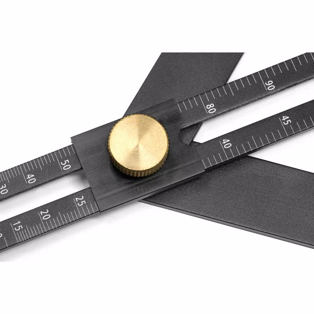 WEN 0.5 in. Aluminum Miter Saw Bevel Gauge and Corner Angle Finder