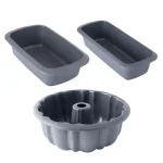 BergHOFF GEM 3-Piece Non-Stick Carbon Steel Bakeware Set - Cake, Bundt, and Loaf Pans thumbnail 1