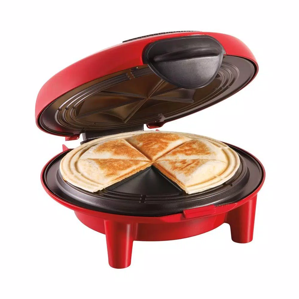 Hamilton Beach 900W Red Quesadilla Maker, 6-Wedge Sandwich Maker