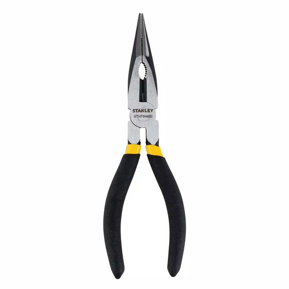 Stanley 3-Piece Plier Set, 6 in. Slip Joint, Long Nose, and Diagonal Pliers