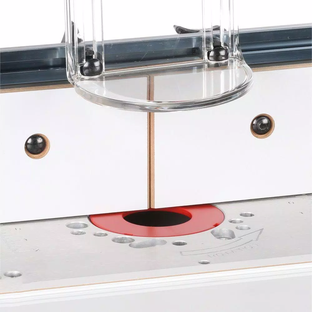 Bosch Laminated MDF Benchtop Router Table with Cabinet and Aluminum Fence