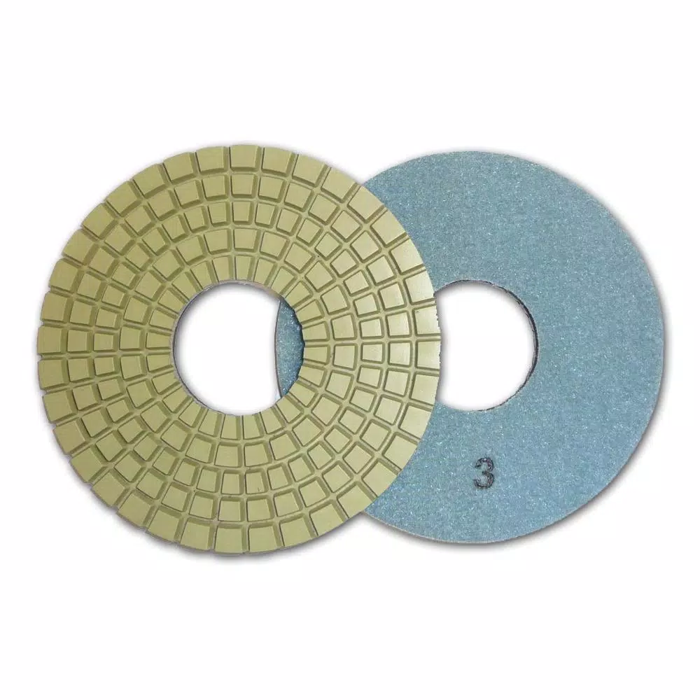 Unbranded Con-Shine 6 in. 5-Step Dry/Wet Diamond Polishing Pads Set of 5
