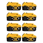DEWALT 20V MAX XR 5.0 Ah Lithium-Ion Battery Pack (8-Pack) thumbnail 1
