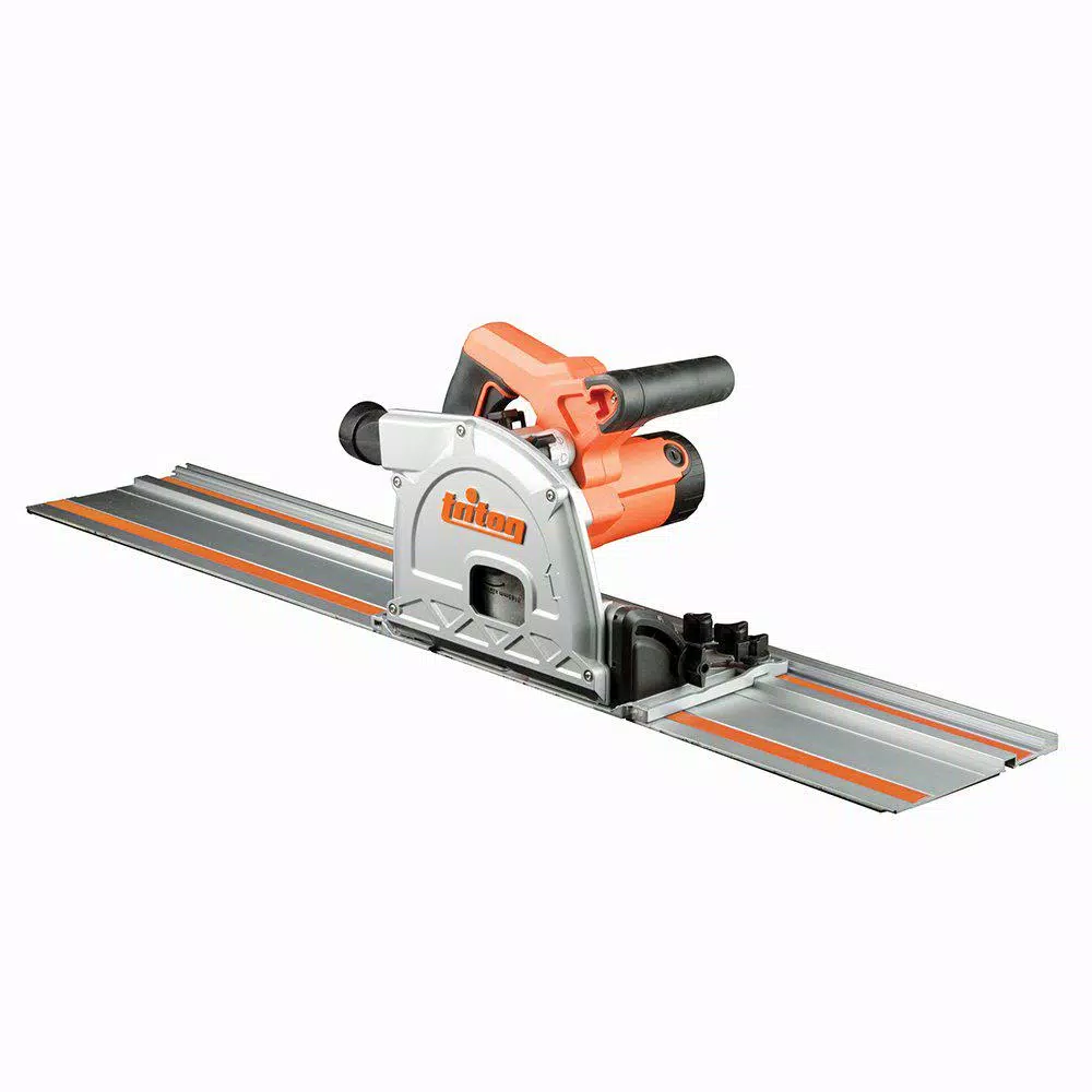 Triton TTS1400 1400W 110-Volt Plunge Track Saw with Keyless Blade Change
