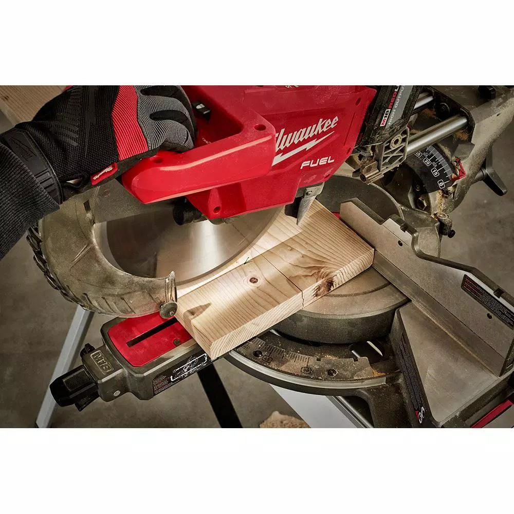 Milwaukee M18 FUEL 12 in. Dual Bevel Sliding Compound Miter Saw & 8-1/4 in. Table Saw Combo Kit