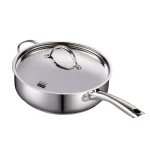 Cooks Standard 5 Qt. Stainless Steel Saute Pan with Lid thumbnail 1